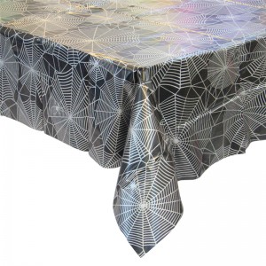 Musta väri pöytäpeite Halloween Day pöytäliina