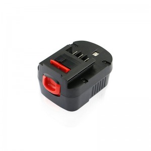 Ni-Cd 12V 1500mAh Rechargeavle -työkalujen akut Black \u0026 Decker A1712, A12, A12EX, FSB12, FSB120B, FSB120BX, BD-1204L, B-8315, BPT1047
