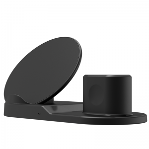 KPS-9302HC 3in1 qi nopea 10W-älypuhelimen kellokuulokkeiden langaton laturi