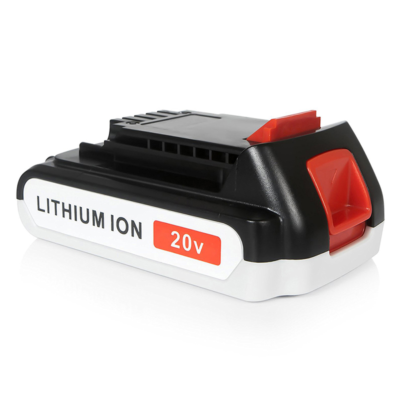 Li-ion 1500mAh 20V akkujen vaihtotyökalujen akut mustalle ja deckerille LB20, LBX20, LBX4020, LB2X4020