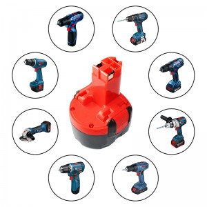 Bosch 2 607 335 587, 2 607 335 766 Ni-Cd 7.2V 1700mAh vaihtoakkujen sähkötyökalu