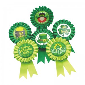 Kiinalaisen valmistajan pyöreä nauhamerkki, muovinen pin -merkki, syntymäpäiväjuhlapalkinto