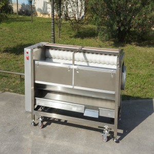 Uusi tyypin QX-818 hedelmäpuhdistusaine / hedelmien kuorintakone / hedelmäharjojen puhdistuskuorintalaite