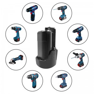 Li-ion 2000mAh 10,8 V BAT411, BAT412, BAT413, 2 607 336 996 Bosch-vaihtoakkujen sähkötyökalut