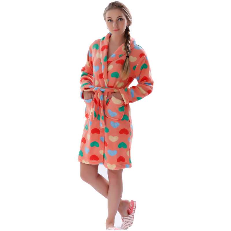 Naisten painettu fleece-rivi aikuinen pyjama