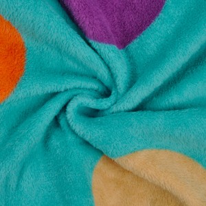 Aikuisten painettu fleece-pyjama, naisten riisi