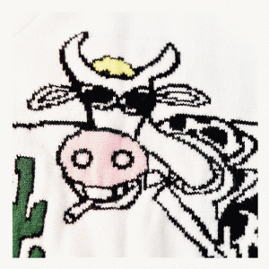 Uusi saapuminen villainen paksu lämmin talvi pusero tietokone neulottu tupakointi lehmän villapaita