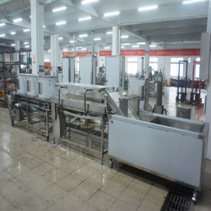 Passionhedelmien puhdistus- ja kuivauslinja