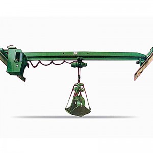 Yhden palkin ylä nosturi tarttumalla