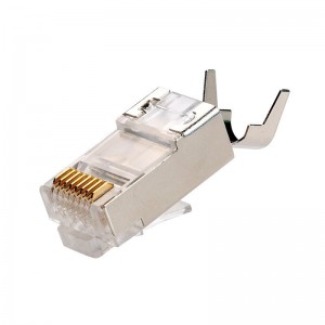 RJ45-liitin CAT7 Crimp Ethernet -liitin STP modulaarinen