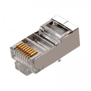 RJ45-liitin CAT5E CAT6 Crimp Ethernet -liitin STP 8P8C modulaariset kristallipäätulpat