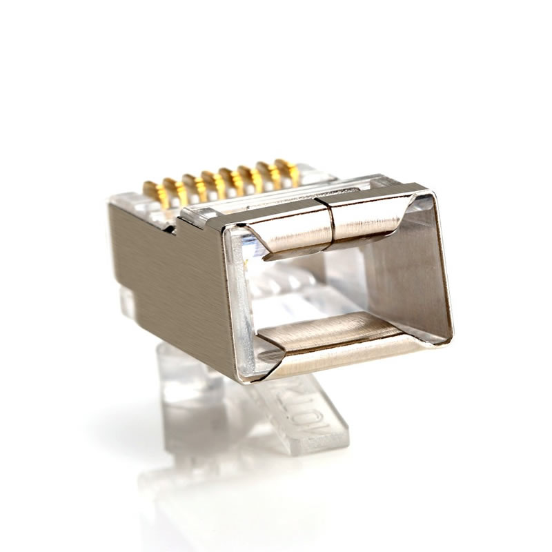 RJ45-liitin CAT5E CAT6 Crimp Ethernet -liitin STP 8P8C modulaariset kristallipäätulpat