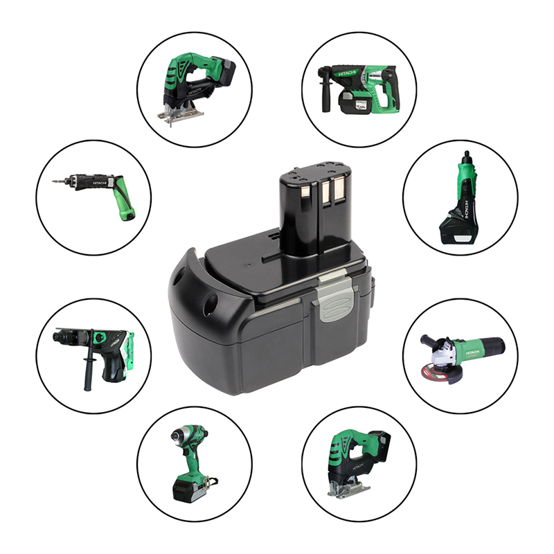 Akkukoneet-verkkoakkujen verkkokauppa 18 V 3000mAh Li-ion-akku Hitach BCL1830, EBM1830