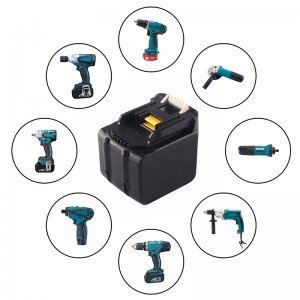 Li-ion 14.4V 6000mAh varaosaakut Makita BTW250Z, BUB142Z porakoneisiin