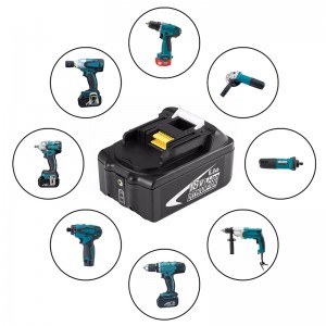 Li-ion 18V 6000mAh vaihtoakkupaketit Akkuharjat Makita BL1850, 194205-3, 194309-1