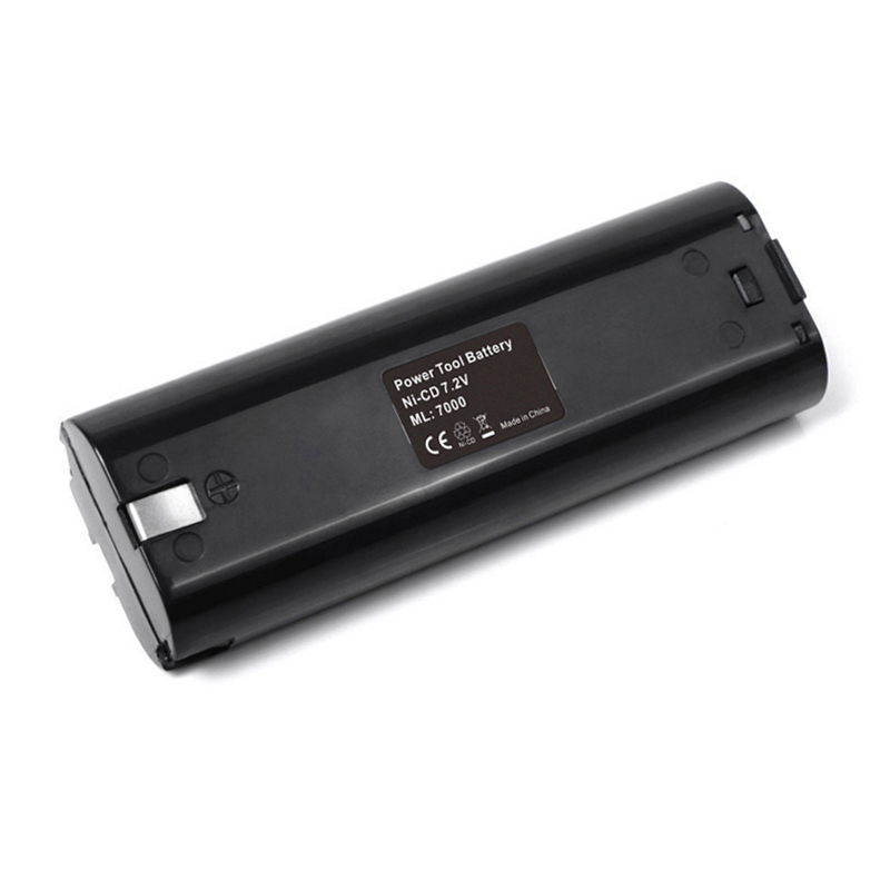 Ni-Cd 7.2V 1700mAh -työkalujen ladattavat akut Makita 7033, 632002-4, 632003-2