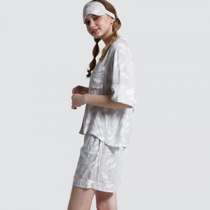 Naisten painettu viskoosi lyhyet housut pyjamat