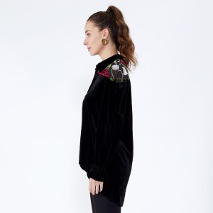 Puuvilla naisten pitkä pusero Muslimah pitkähihainen naisten pusero JCGJ190315081