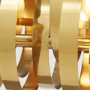 Moderni epäsäännöllinen persoonallisuus pyöreä kotihotelli LED-kattokruunu Km2139