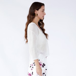 Naisten Valkoinen Korean naisten kaksiosainen naisten vaatteet pitkähihaiset puserot