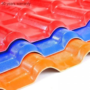 Royal1050 Uusi ASA-synteettinen hartsi kattotiiliä kattolevytehdas myy