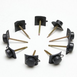 Erikoistarvikkeet PVC-kattolevylle Vedenpitävä ruuvi ja korkki PVC-kattolevyille