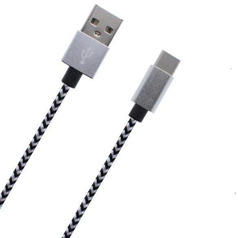 Tyyppi C - USB-nylon punottu datakaapeli