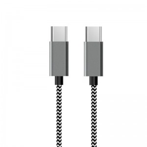 Type-C - Type-C Nylon-briadattu datakaapeli