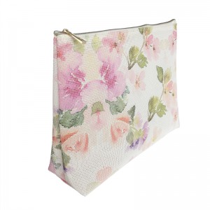 Suosittu ja kiinnostava PVC-mesh-kosmeettikassi