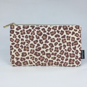 Kierrätetty fasion-vetoketjullinen kosmeettikassi