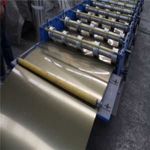 Oranssinkuorta Stucco-kohokuvioitu alumiinilevykela