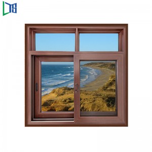 Jauhemaalaus Toimistoturvalukko Samppanjaväri Pystykehys Lasinen Alumiini Liukuikkuna Kiinasta