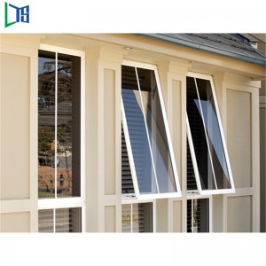 As2047 raskasta alumiinia valmistettu ketjukaivuri-ikkuna Australian vakiokaudella