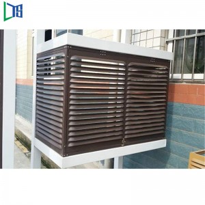 Alumiininen ulkopintainen aurinkosuoja, aurinkosuoja-ikkuna, aurinkosuoja-aine jauhemaalilla, valmis