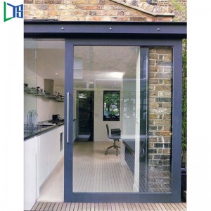 Alumiini tulo-liukuovi karkaistu lasi 2019 Kaupallinen ovi Suunnittelu Starcker-ovi