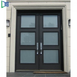 Upea ulkoasu As2047 kaksinkertainen lasinen kääntyvä kotelo ranskalaisesta alumiini-ovista jauhemaalilla tai puurakeilla viimeistelty