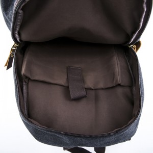 17SC-6457D SGS kuljettu hullu hevosnahkaa vanha tyhjä kangas reppu tukku kangas laukku reppu