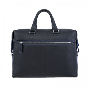 18SG-6817F miesten aihiollinen aitoa nahkaa kannettavan tietokoneen salkku-yrityslaukku, jossa on Tablet Pocket