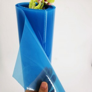 Kuuma myynti 0,5 mm: n värinen läpinäkyvä polyvinyylikloridi-PVC-kalvo tyhjiön muodostamiseen