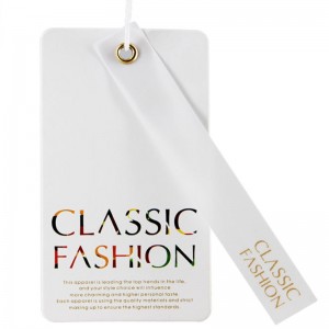 Creative Fashion Clothing etiketti hangtag Räätälöity 04