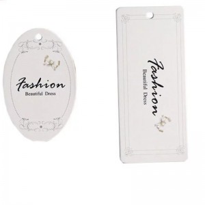 Creative Fashion Clothing etiketti hangtag Räätälöity 04