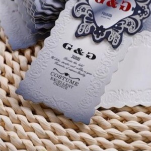 Creative Fashion Clothing etiketti hangtag Räätälöity 12