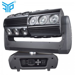 2019 viimeisin 24 * 25w: n ääretön pyörivä RGBW-johtoinen fantomivalaisin disko kevyt seinäpesuvalo, myynninedistäminen