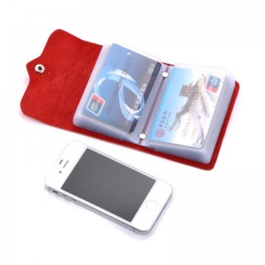 HD0827 - Muokattava aito nahka käyntikortin haltijan henkilökorttiholkki