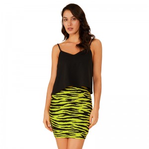 Oem mukautettu kuuma tyttö seksikäs silkki camisole