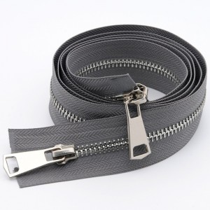 Räätälöity pituus metallinen vetoketjullinen nailon vetoketju farkut ja takit 1