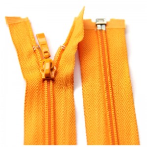 Puuvillatakki avoin pää 70 cm 5 # nylon vetoketju 5