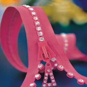 Korkealaatuinen muotisuunnittelija tekojalokivi vetoketjulla 8