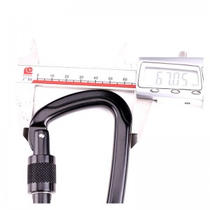 Ulkona oleva alumiiniseos lukkiutuneen D-tyypin vuorikiipeilyn solissa