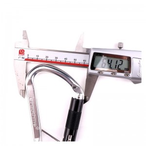 Ilmailu alumiini vuorikiipeily nopea solki ulkona kalliokiipeily karabiini retkeily kunto jooga riippumatto lisävarusteilla alumiiniseos turvakoukku